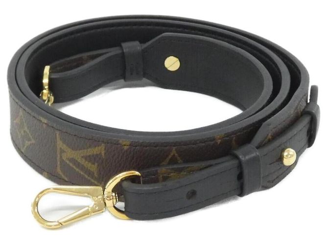 Dragonnette à épaule Monogram Louis Vuitton XL Marron Noir Monogramme