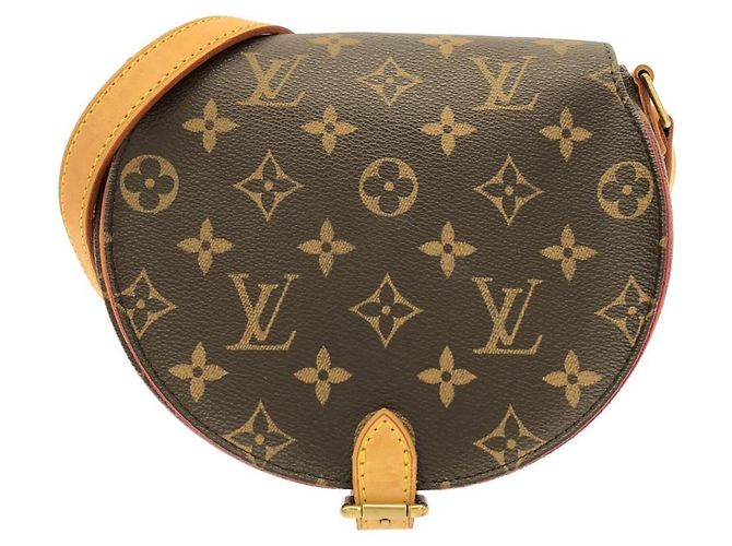 Bolsa de Ombro Louis Vuitton Monogram Tambourin Marrom Monograma