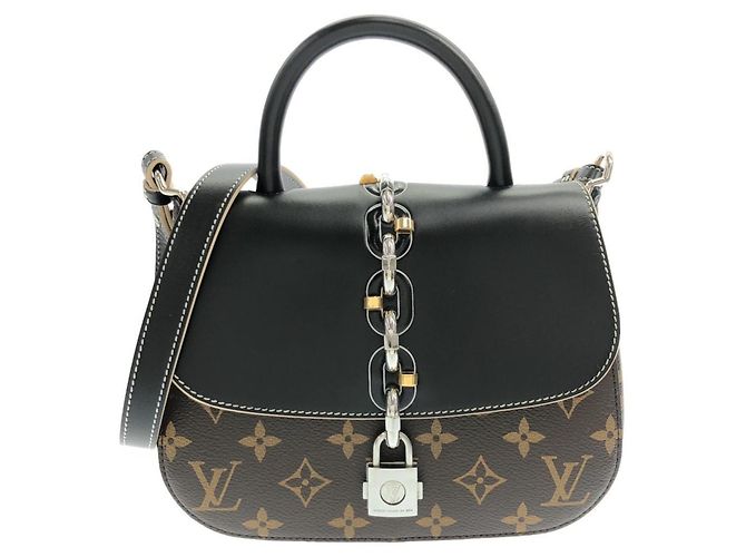 Bolsa Louis Vuitton Monogram Chain It PM Preto Monograma