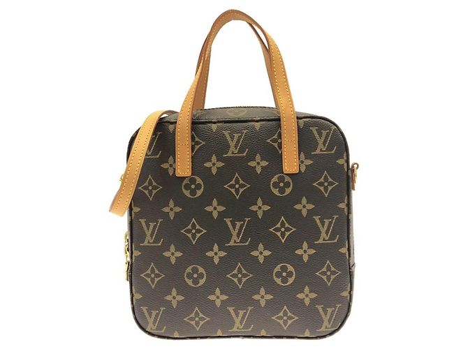 Sac à main Louis Vuitton Monogram Spontini Marron Monogramme