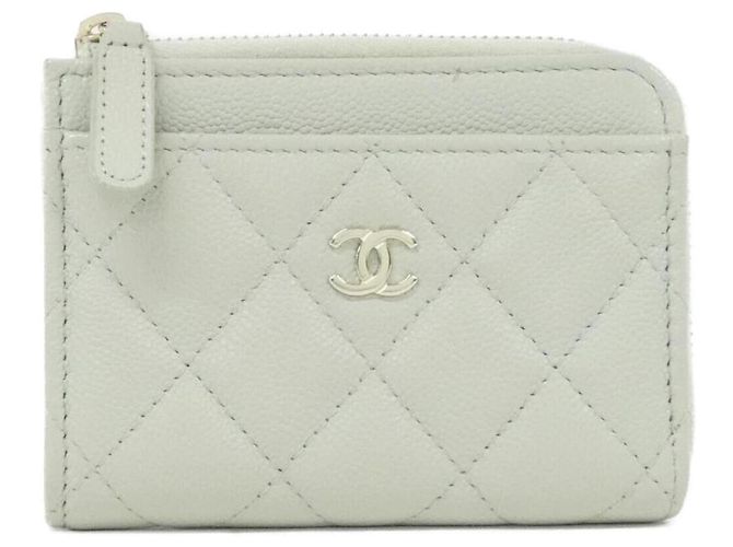Kartenetui Chanel Timeless Classic Line Hellgrün