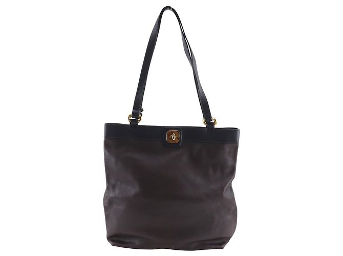 Delvaux Ledertasche in Braun