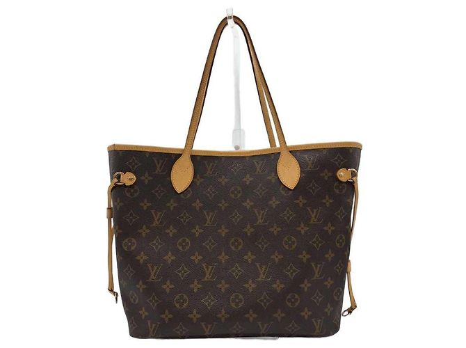 Louis Vuitton Neverfull MM Tote Bag Brown Monogram
