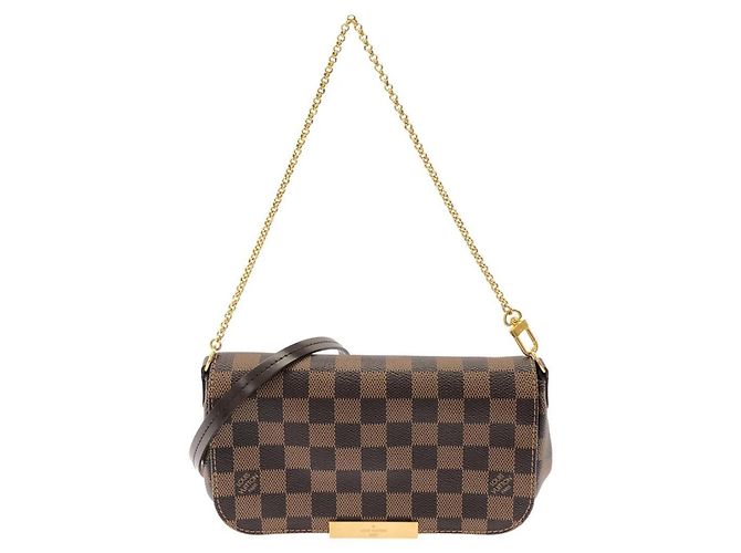 Borsa a tracolla Louis Vuitton Damier Favorite PM Damier ebene