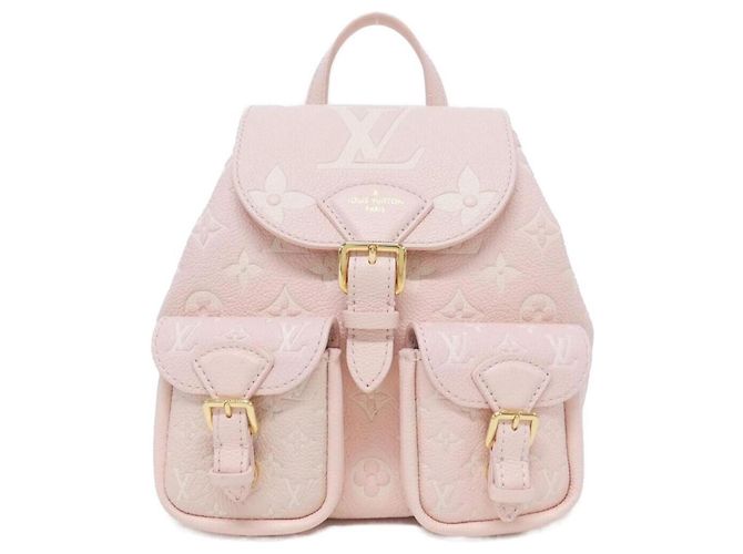 Louis Vuitton Bicolor Monogram Empreinte Backpack Pink