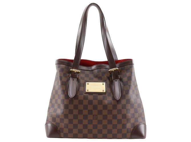 Bolsa Tote Louis Vuitton Hampstead MM Marrom