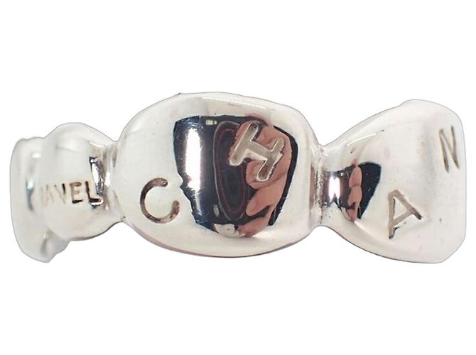 Anillo de banda en plata de ley Chanel