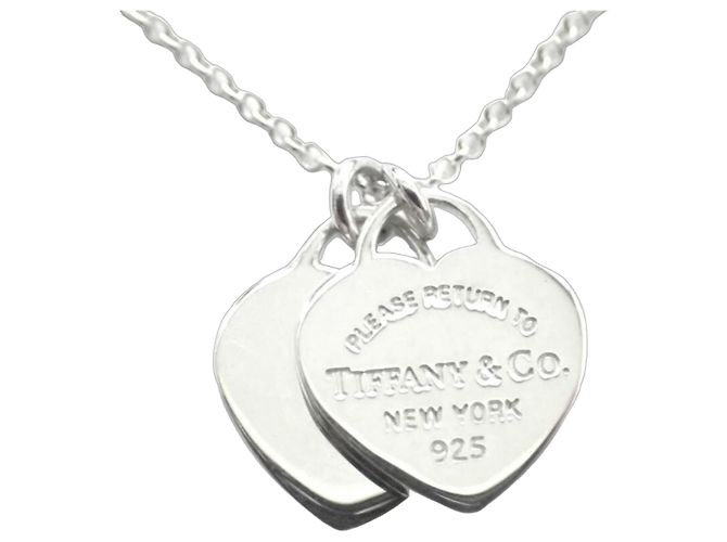 Colar com pingente Tiffany & Co. 925 Double Heart