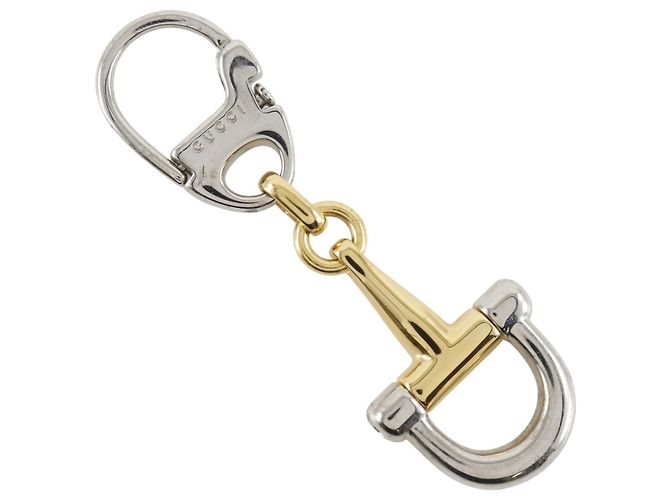 Portachiavi Horsebit Gucci Argento D'oro