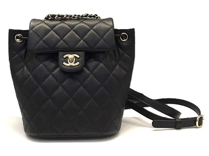 Chanel Matelassé Backpack Black