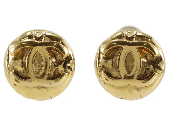 Orecchini a clip Chanel Coco Mark D'oro 