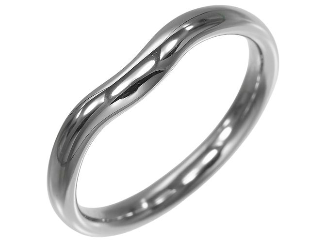 Tiffany & Co. Platin-Ring mit geschwungener Form