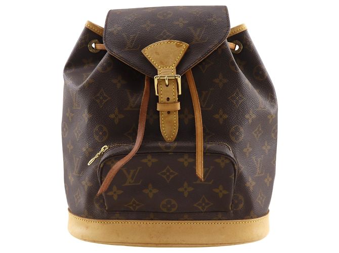 Louis Vuitton Montsouris MM Backpack Brown