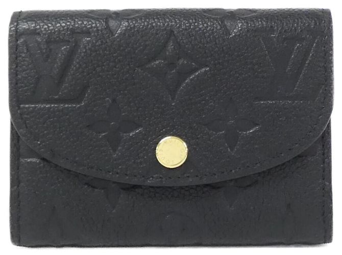 Louis Vuitton Monogram Empreinte Coin Case Black