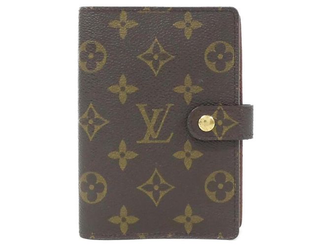 Louis Vuitton Monogram Agenda PM Organizer Brown