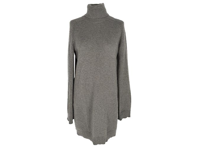 Loro Piana Dunster Mini Kleid aus grauem Kaschmir