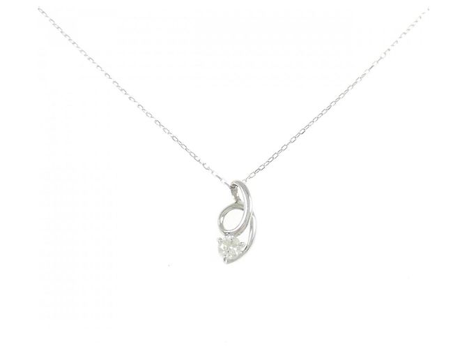 Autre Marque Collar de Diamante Pt900 Pt850 Plata