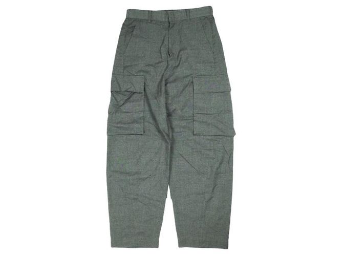 Autre Marque ADAM ET ROPE Wool Blend Cargo Pants Brown Dark grey