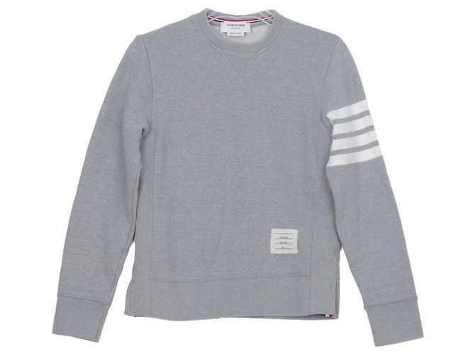 Thom Browne Sweatshirt Engineered Diagonal für Herren Grau