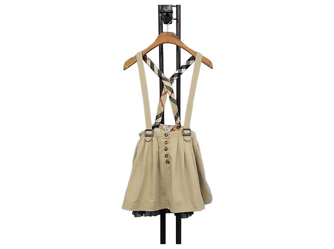 Burberry Saia com suspensórios para crianças Marrom