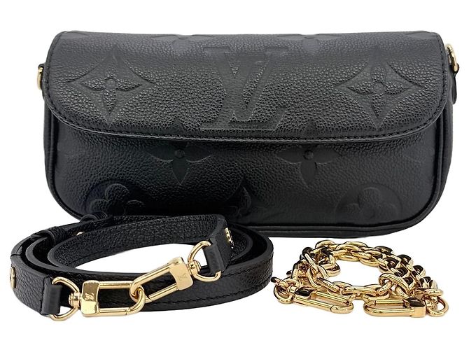 Louis Vuitton Carteira com corrente Monogram Ivy Preto