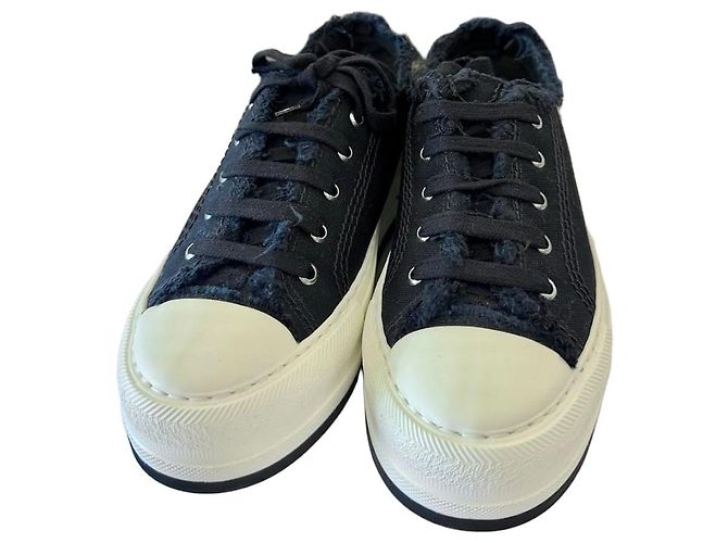 Dior Work Platform Sneakers Black