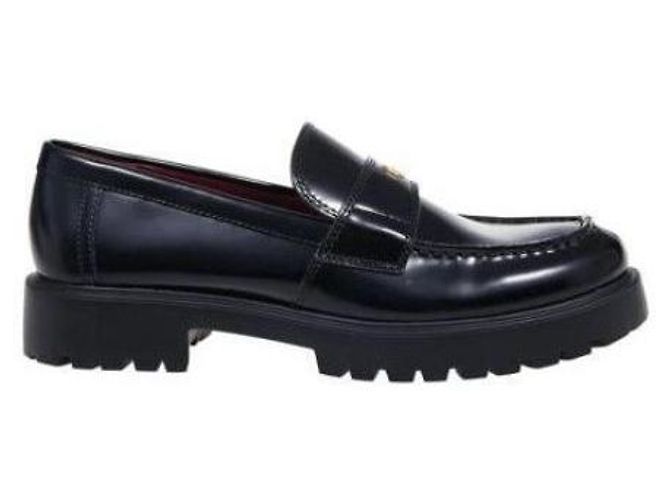 Tory Burch Classic Lug Loafers Black