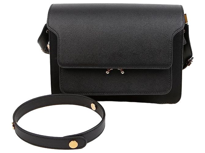 Marni Borsa a tracolla e a spalla Media Nero 