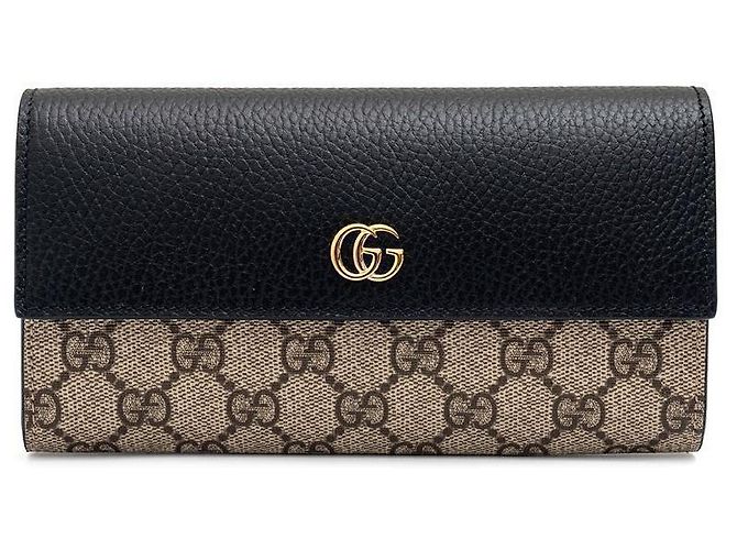 Gucci GG Marmont Leather Long Wallet Multiple colors