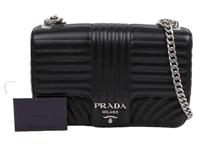 Prada Grande borsa a tracolla e a spalla Nero 
