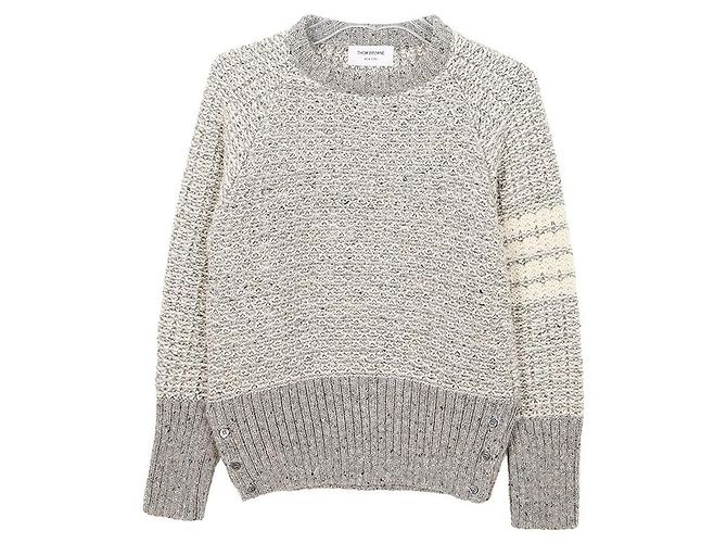 Thom Browne Diagonal Strickpullover Größe Mehrfarben 