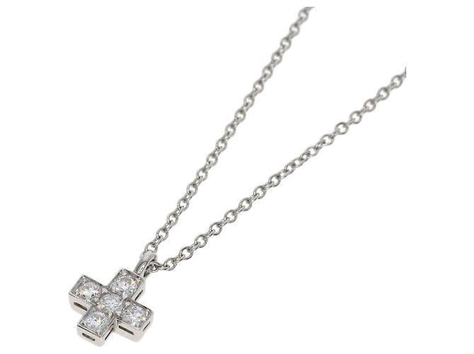 Colar Tiffany & Co. Cruciform de diamante Prata