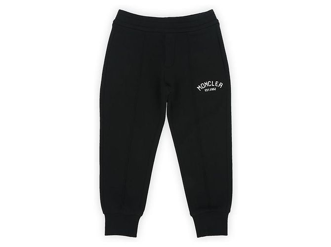 Pantaloni da training Moncler Kids con logo ricamato (Nero) Multicolore