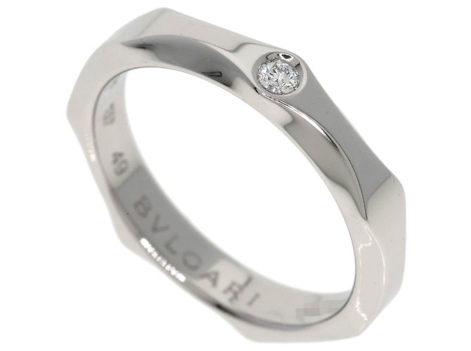Bulgari Infinito Diamantring #49 Silber