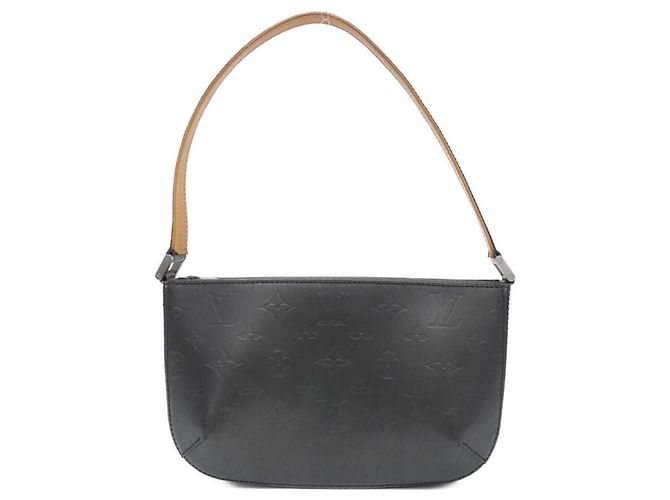 Borsa a Spalla Louis Vuitton Monogram Matte Fowler Nero Monogramma