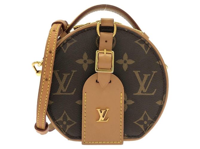 Bolsa de Ombro Louis Vuitton Monogram Mini Boite Chapeau Marrom Monograma