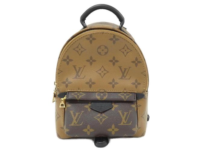 Mochila Louis Vuitton Monogram Reverse Palm Springs MINI Marrom Monograma