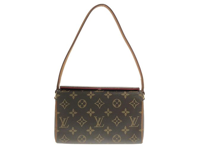 Borsa Louis Vuitton Monogram Recital Marrone Monogramma