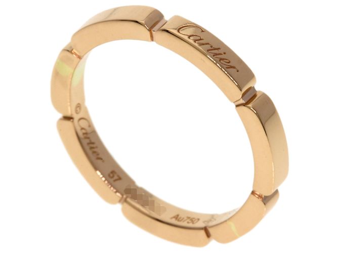Anillo Maillon Panthère de Cartier en oro rosa de 18K