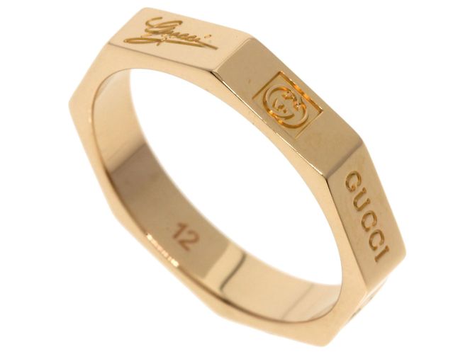Anello Gucci Octagon #12 in oro rosa 18K