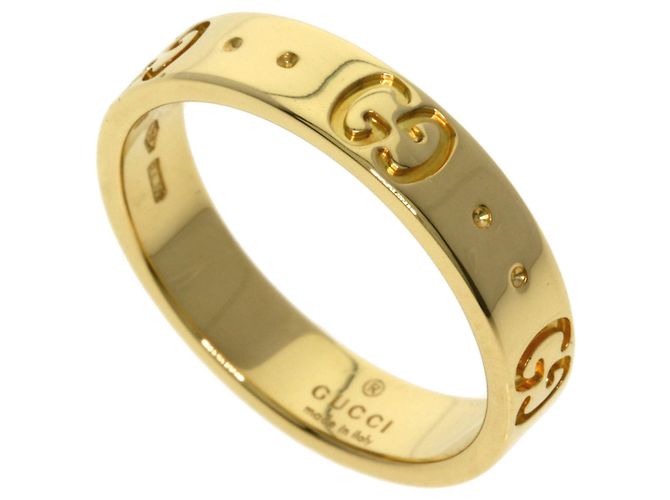 Anillo Gucci Icon #9 en oro amarillo de 18K