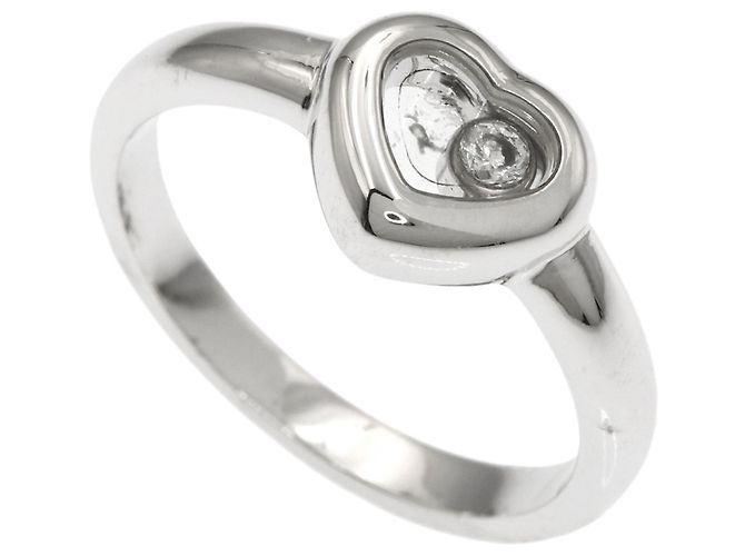 Anillo Happy Diamonds en oro blanco de 18K Chopard