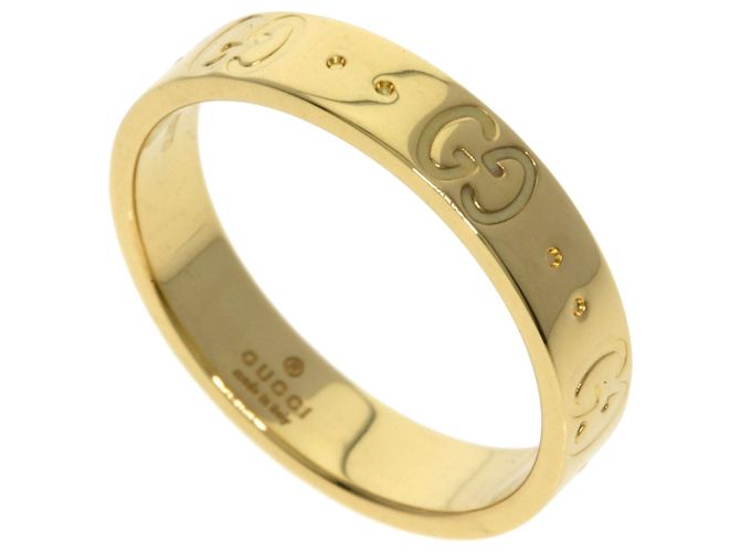 Anillo Icon #12 Gucci en oro amarillo de 18K