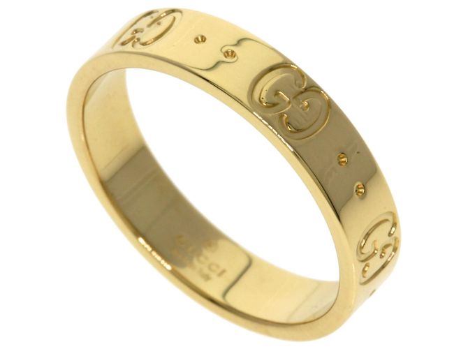Anillo Icon #12 Gucci en oro amarillo de 18K