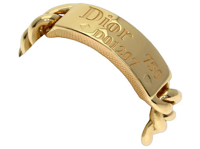 Anello Christian Dior Dior Gourmet Chain #49 D'oro