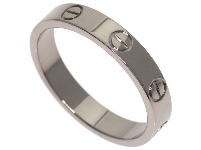 Anillo Cartier Mini Love en oro blanco de 18K