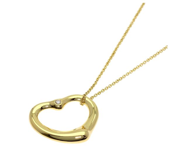 Collar Open Heart de Diamantes Tiffany & Co. Dorado