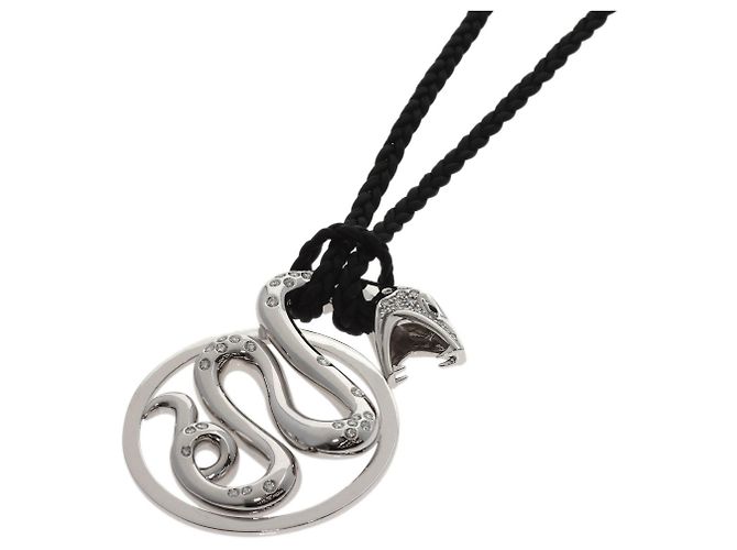 Colar Boucheron Trouble Diamond Onyx Prata