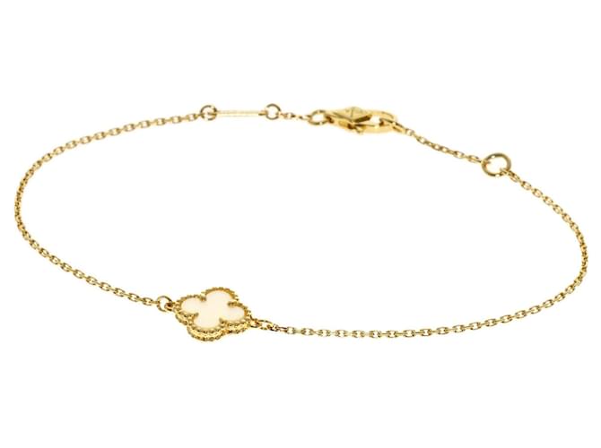 Pulseira Sweet Alhambra Shell de Van Cleef & Arpels Dourado 