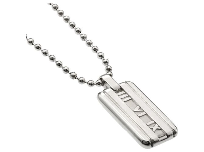 Tiffany & Co. Atlas Tag Halskette